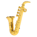 Miniature Saxophone Model for 1/12 Dollhouse Rooms Garden Decoration Accessories