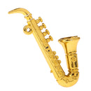 Miniature Saxophone Model for 1/12 Dollhouse Rooms Garden Decoration Accessories