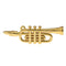 1/12 Dollhouse Miniature Musical Instrument Plastic Bend Brass Model Figures Toy Accessory