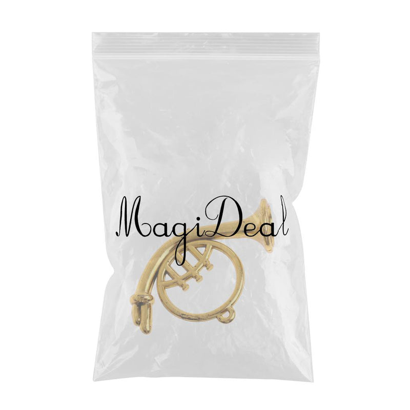 1/12 Dollhouse Miniature Musical Instrument Plastic Bend Brass Model Figures Toy Accessory