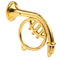 1/12 Dollhouse Miniature Musical Instrument Plastic Bend Brass Model Figures Toy Accessory