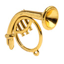 1/12 Dollhouse Miniature Musical Instrument Plastic Bend Brass Model Figures Toy Accessory