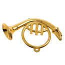 1/12 Dollhouse Miniature Musical Instrument Plastic Bend Brass Model Figures Toy Accessory