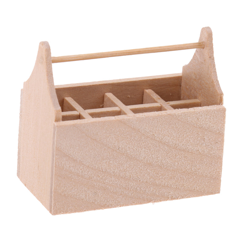 1/12 Scale Miniature Wood 5pcs Tootkit Toolbox Furniture for Dolls House Rooms Accessory Decor