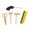 1/12 Scale Miniature Wood 5pcs Tootkit Toolbox Furniture for Dolls House Rooms Accessory Decor