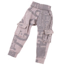 1/6 BJD Casual Overalls Pants Pocket Trousers for 12inch Blythe Pullip Azone Dolls Clothes Gray