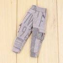 1/6 BJD Casual Overalls Pants Pocket Trousers for 12inch Blythe Pullip Azone Dolls Clothes Gray