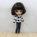 1/6 Scale Dolls Denim Jeans Pants Outfit Clothes for 12'' Neo Blythe Azone Licca Pullip Doll