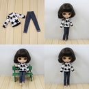 1/6 Scale Dolls Denim Jeans Pants Outfit Clothes for 12'' Neo Blythe Azone Licca Pullip Doll