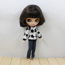 1/6 Scale Dolls Sweater and Jeans Set Outfit Clothes for 12'' Neo Blythe Azone Licca Pullip Doll