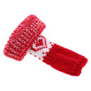 1/6 28-30cm Kurhn Doll Matching Clothes Dress up Red and White Woolen Dress