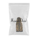Leopard Print Hooded Sleeveless Knitted Jacket for 1/6 Kurhn Doll Clothes