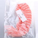 Pink and White Striped Tassels Muffler, Dolls Dress Up Accessories, for 1/6 Kurhn Doll
