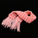 Pink and White Striped Tassels Muffler, Dolls Dress Up Accessories, for 1/6 Kurhn Doll