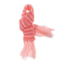 Pink and White Striped Tassels Muffler, Dolls Dress Up Accessories, for 1/6 Kurhn Doll