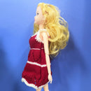 Modern 1/6 Doll Clothing 28-30cm Kurhn Doll Woolen Red Sweater Dress