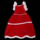 Modern 1/6 Doll Clothing 28-30cm Kurhn Doll Woolen Red Sweater Dress