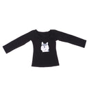 1/3 BJD Black Jacket Tshirt Jeans Set for Normal 70cm Uncle Size Doll Outfit