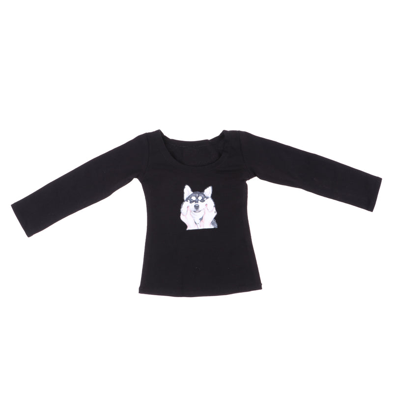 1/3 BJD Black Jacket Tshirt Jeans Set for Normal 70cm Uncle Size Doll Outfit
