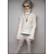 1/3 Male BJD White Turtleneck Sweater Jeans Set for Normal 70cm Uncle Dolls Accessories