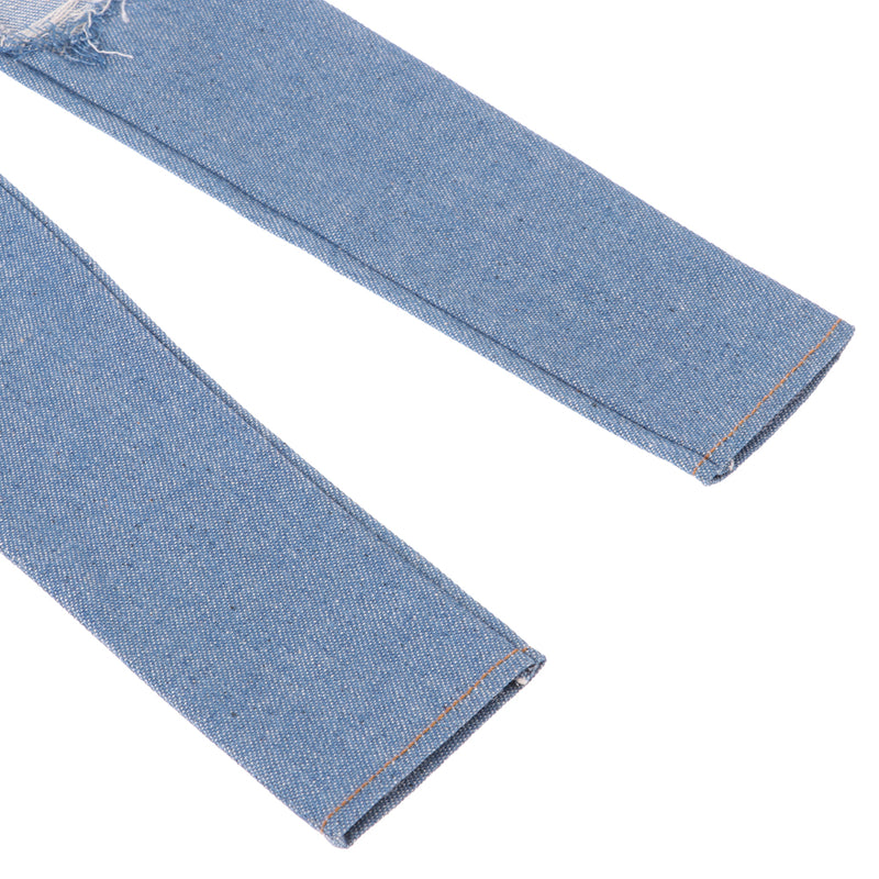 1/3 BJD Gray Long Sleeve Tee Ripped Jeans Set for Normal 70cm Uncle Doll