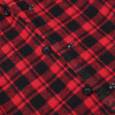 1/3 BJD Red Plaid Overcoat Tee Jeans Set for Normal 70cm Uncle Size Doll