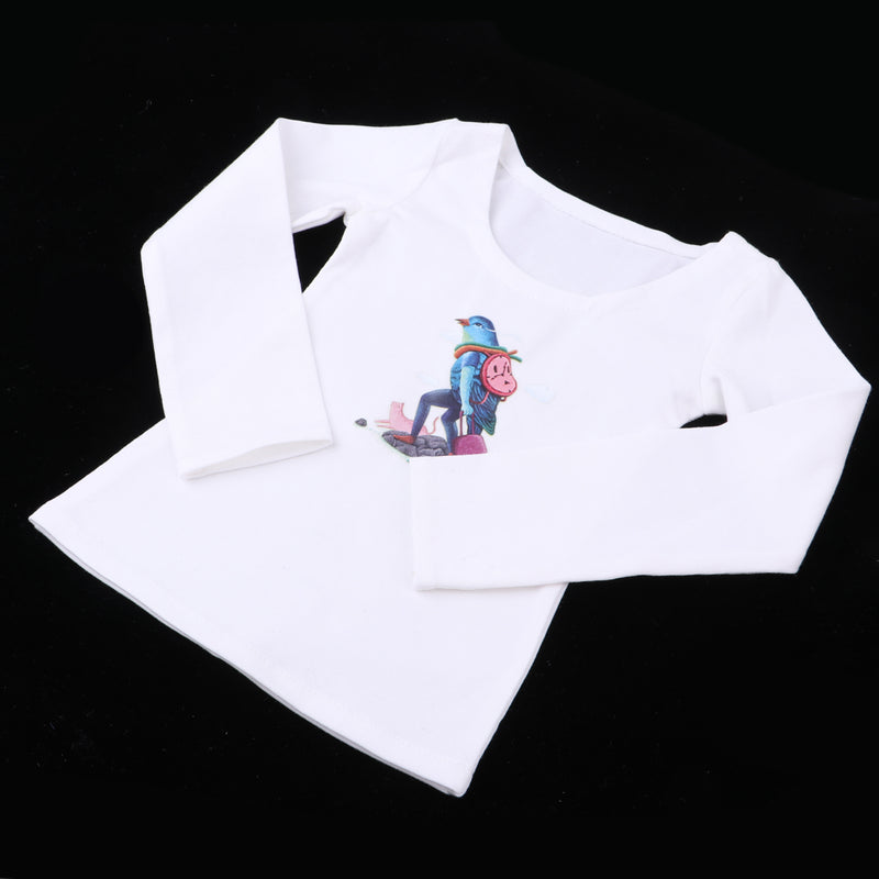 1/3 BJD Red Plaid Overcoat Tee Jeans Set for Normal 70cm Uncle Size Doll