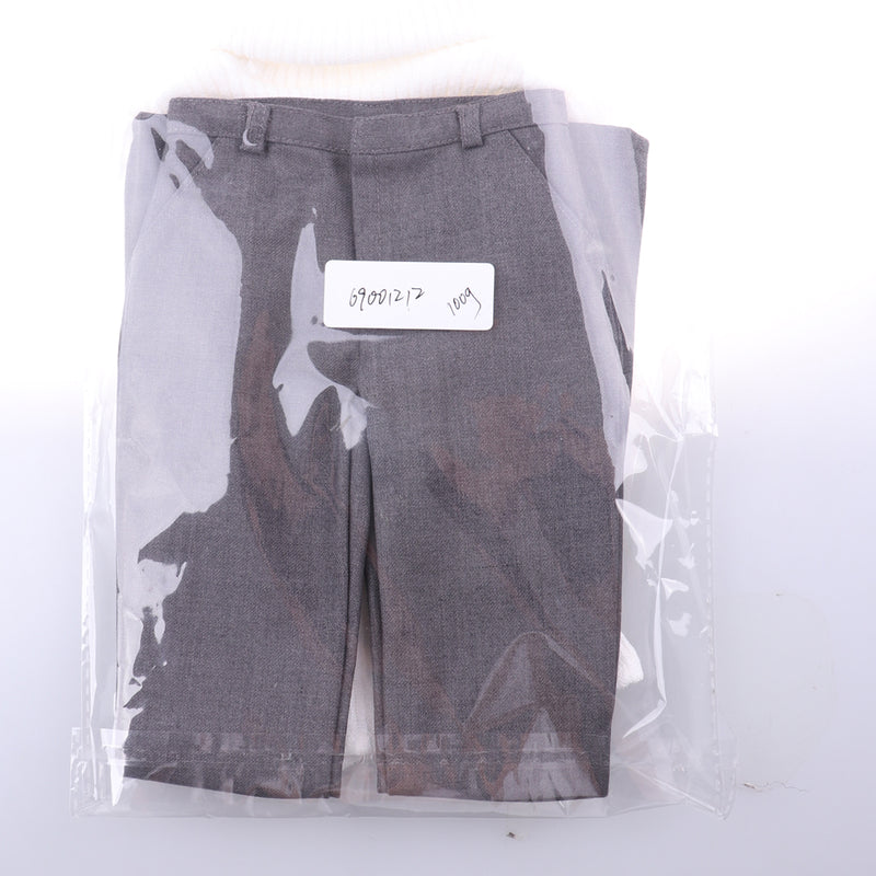 1/3 BJD White Turtleneck Sweater Pants Set for Normal 70cm Uncle Size Doll