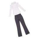 1/3 BJD White Turtleneck Sweater Pants Set for Normal 70cm Uncle Size Doll