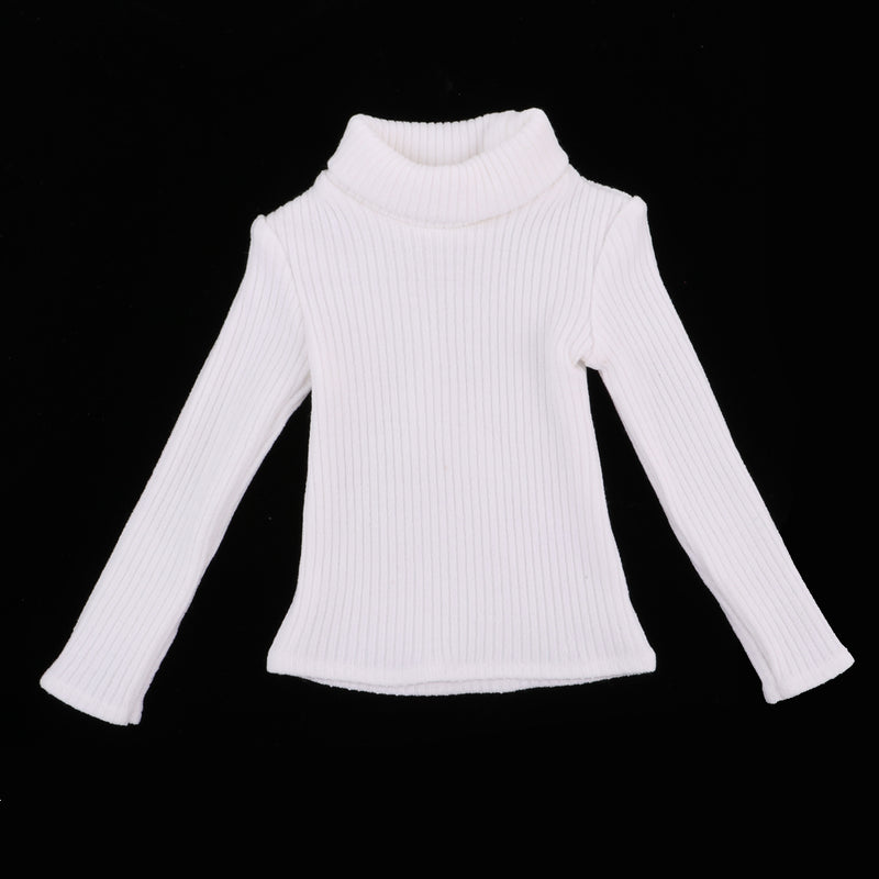 1/3 BJD White Turtleneck Sweater Pants Set for Normal 70cm Uncle Size Doll