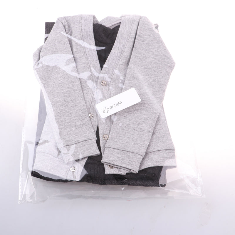 1/3 BJD Doll Cardigan Vest Jeans Set Clothes for Normal 70cm Uncle Size Doll