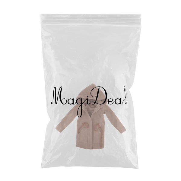1/3 BJD Ball Jointed Uncle Doll Overcoat Brown Jacket for AOD DOD SD17 Hound Doll Clothes Accessories