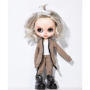 Fashion Zipper Jacket Pants Suit Coat Trousers Clothes for 1/6 BJD AS DZ Dollfie 12inch Blythe Azone Doll Complete Look