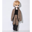 Fashion Zipper Jacket Pants Suit Coat Trousers Clothes for 1/6 BJD AS DZ Dollfie 12inch Blythe Azone Doll Complete Look