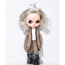 Fashion White Vest Coat Pants Suit Jacket Trousers Clothes for 1/6 BJD AS DZ Dollfie 12inch Blythe Azone Doll Complete Look