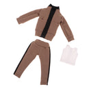 Fashion White Vest Coat Pants Suit Jacket Trousers Clothes for 1/6 BJD AS DZ Dollfie 12inch Blythe Azone Doll Complete Look