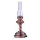 Vintage 1/12 Dollhouse Miniature Bronze Metal Table Lamp Lighting Any Rooms Furniture Accessories