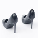 1/12 Scale Miniature Plastic Black High Heel Shoes Furniture for Dolls House Room Woman Figures Accessory Decor