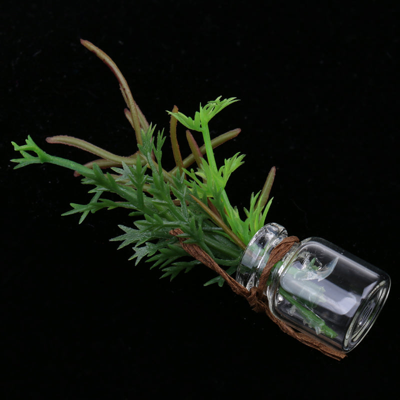 1/12 Miniature Resin Potted Plants Dollhouse Room Garden Decor Accessory