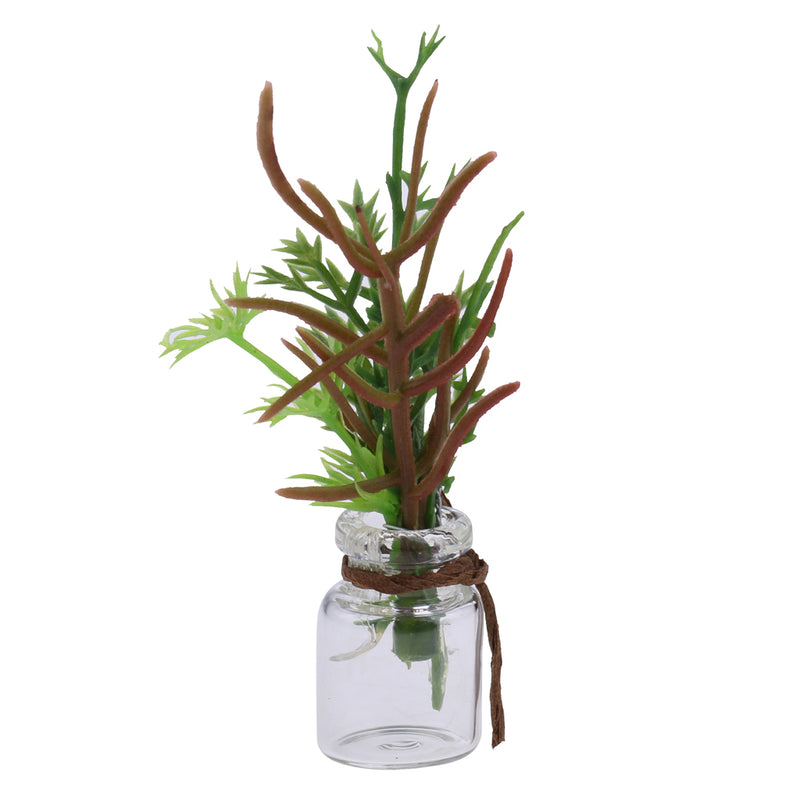 1/12 Miniature Resin Potted Plants Dollhouse Room Garden Decor Accessory
