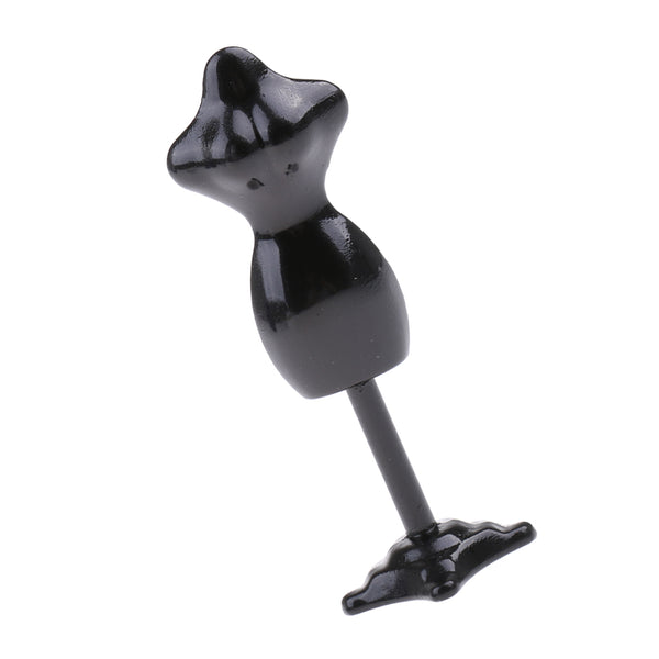 1/12 Dollhouse Miniature Metal Clothes Model Stents Clothing Holder Black