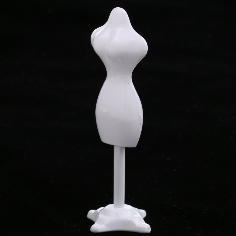1/12 Dollhouse Miniature Metal Clothes Model Stents Clothing Holder White