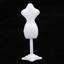 1/12 Dollhouse Miniature Metal Clothes Model Stents Clothing Holder White