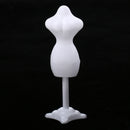 1/12 Dollhouse Miniature Metal Clothes Model Stents Clothing Holder White