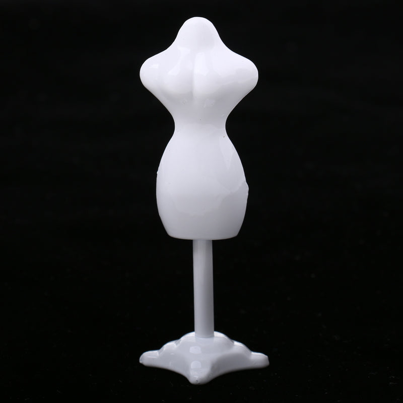 1/12 Dollhouse Miniature Metal Clothes Model Stents Clothing Holder White