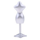 1:12 Dollhouse Miniature Female Model Clothes Stents Clothing Holder Rooms Accessories Sliver