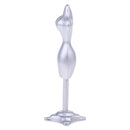 1:12 Dollhouse Miniature Female Model Clothes Stents Clothing Holder Rooms Accessories Sliver