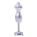 1:12 Dollhouse Miniature Female Model Clothes Stents Clothing Holder Rooms Accessories Sliver