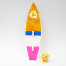 Wonderful Dollhouse Miniature Surfboard With Dog For Doll 11.5 Inch