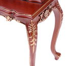 Dollhouse Miniature 1/6 Wooden Dresser Toilet Table for Action Figures 12inch Dolls Accessory Brown Color